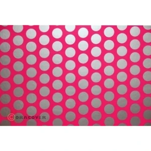 Oracover 91-014-091-010 fólie do plotra Easyplot Fun 1 (d x š) 10 m x 38 cm neónovo ružovo-strieborná (fluorescenčná)