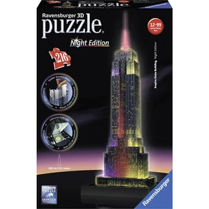 Ravensburger 3D Puzzle Empire State Building v noci