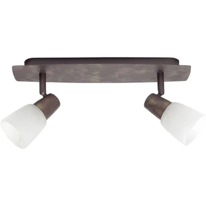 Brilliant Milos 17829/56 stropná lampa LED  E14  80 W meď, alabastrová