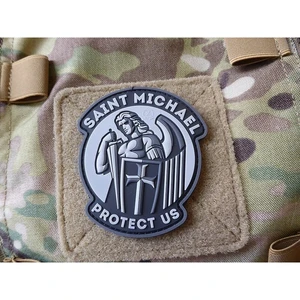Nášivka Saint Michael Protect Us JTG® - Blackops (Farba: Čierna)