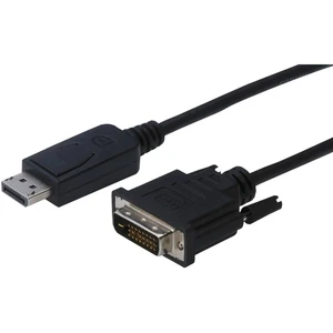 Digitus DisplayPort / DVI káblový adaptér #####DisplayPort Stecker, #####DVI-D 24+1pol. Stecker 2.00 m čierna AK-340301-