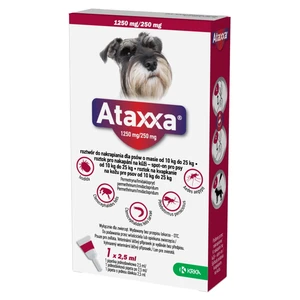 ATAXXA Spot-on Dog L 1250mg/250mg 2,5 ml 1 pipeta