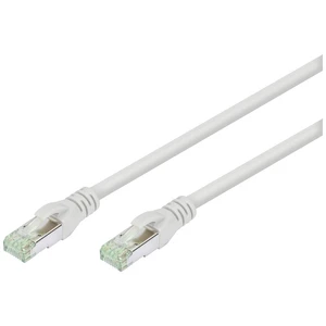Digitus DK-1844-005-10 RJ45 sieťové káble, prepojovacie káble CAT 8.1 S/FTP 0.50 m sivá bez halogénov, samozhášavý, flex