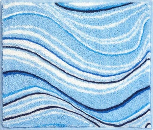 GRUND Koupelnová předložka VELA modrá Rozměr: 50x60 cm
