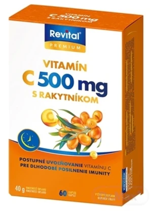 REVITAL VITAMIN C 500MG 60CPS S RAKYTNIKOM