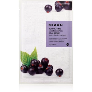 Mizon Joyful Time Acai Berry plátenná maska pre rozjasnenie a vitalitu pleti 23 g