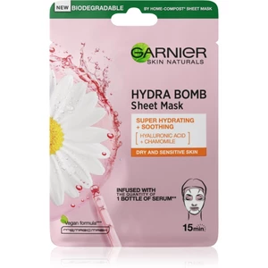 Garnier Skin Naturals Moisture+Comfort super hydratačná upokojujúca textilná maska pre suchú až citlivú pleť 28 g