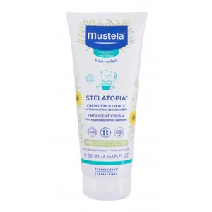 Mustela Bébé Stelatopia® Emollient Cream 200 ml denný pleťový krém pre deti na suchú pleť; na zmiešanú pleť; na atopickú pleť