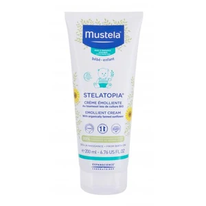 Mustela Bébé Stelatopia® Emollient Cream 200 ml denný pleťový krém pre deti na suchú pleť; na zmiešanú pleť; na atopickú pleť