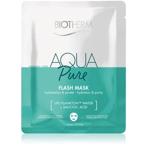 Biotherm Aqua Pure Super Concentrate plátenná maska s hydratačným účinkom pre regeneráciu pleti 35 g