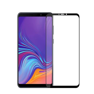 Mofi 2.5D Curved Edge AGC Tempered Glass Screen Protector For Samsung Galaxy A9 2018 Full Screen Film