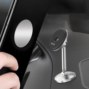 Yesido C93 Universal Mobile Phone Holder Magnetic Sticky Aluminium Alloy Phone Stand in Car for Samsung Galaxy S21 POCO