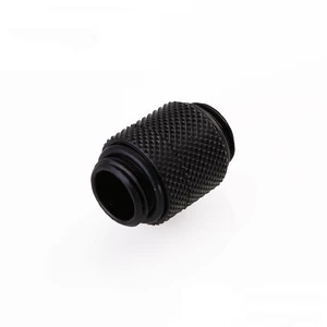 BYKSKI B-DTSO-S G1/4 Thread Male to Male Water Cooling Fittings Tube Extender Fittings Connector Black