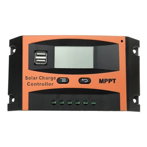 12V/24V MPPT Solar Panel Charge Controller Regulator 30-60A Dual USB Output