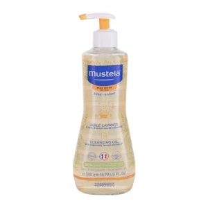 Mustela Bébé Cleansing Oil 500 ml kúpeľový olej pre deti