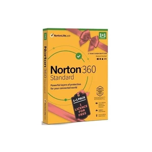 Software Norton 360 STANDARD 10GB CZ 1 uživatel / 1 zařízení / 12 měsíců 1+1 ZDARMA (BOX) (21414993) antivírusový program • predplatné pre jedno zaria