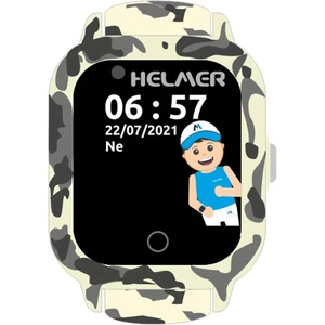 Inteligentné hodinky Helmer LK 710 dětské s GPS lokátorem (hlmlk710gy) sivé detské hodinky • 1,33" TFT LCD displej • dotykové ovládanie • Wi-Fi • GPS 