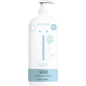 Naif Baby & Kids Cleansing Wash Gel čisticí a mycí gel pro děti a miminka Refill Me 500 ml