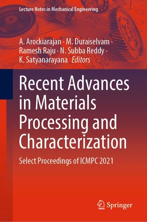 Recent Advances in Materials Processing and Characterization