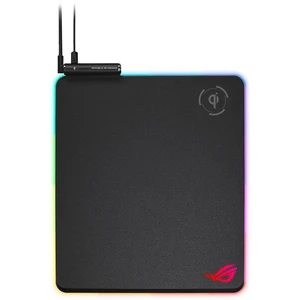 Asus ROG Balteus QI herná podložka pod myš podsvietenie, bezdrôtové nabíjanie čierna, RGB (š x v x h) 370 x 7.9 x 320 mm