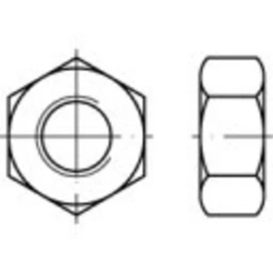 TOOLCRAFT 934T03,0 TO-6609123 šesťhranná matica M3   DIN 934   titan  1 ks