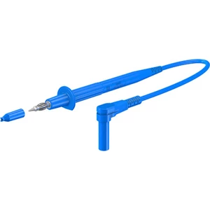 Stäubli XPF-484 bezpečnostné meracie káble [4mm bezpečnostné zástrčka - 4mm bezpečnostné zástrčka] 1.50 m modrá 1 ks