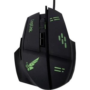 LogiLink ID0157 herná myš USB optická čierna 7 null 3200 dpi podsvietenie