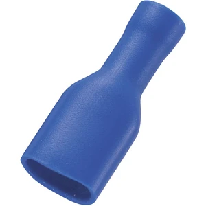 TRU COMPONENTS 1572192 faston zásuvka  Šírka zástrčky: 2.8 mm Hrúbka konektora: 0.5 mm 180 ° úplne izolované modrá 50 ks