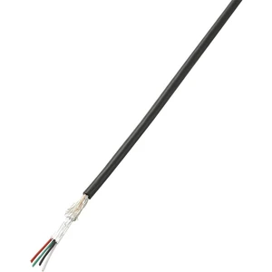 TRU COMPONENTS 1567123 USB kábel  4 x 0.08 mm² čierna 10 m