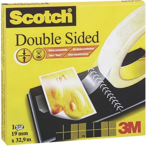 3M D6651222 D6651222 obojstranná lepiaca páska Scotch® 665 priehľadná (d x š) 22.8 m x 12.5 mm 1 ks