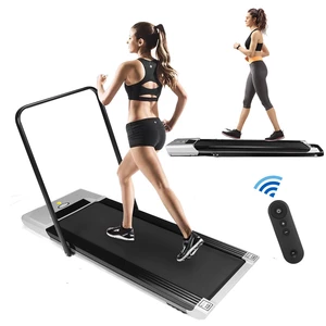 1-6km/h Folding Electric Treadmill LCD Display Walking Pad Running Machine Support Smart Remote Control Fitness Equipmen