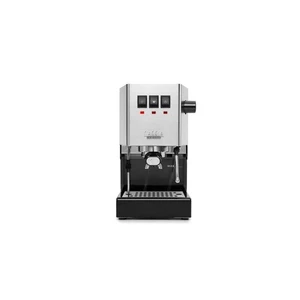 Espresso Gaggia Classic New Plus čierne/nerez/ocel pákový kávovar • pripravíte espresso, cappuccino, latte • príkon 1 050 W • tlak 15 barov • 2,1 l ná