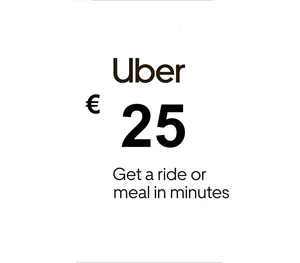 Uber €25 IT Gift Card