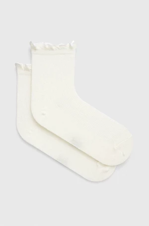 Ponožky UGG dámske, béžová farba, 1125531