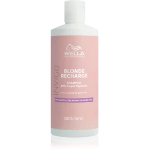 Wella Professionals Invigo Blonde Recharge šampon pro blond vlasy neutralizující žluté tóny 500 ml