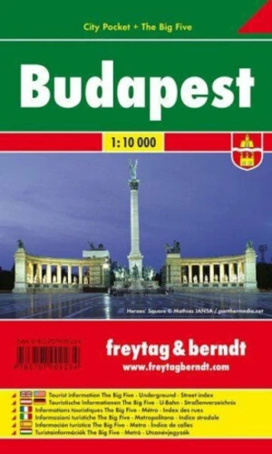 Plán města Budapešť 1:10 000