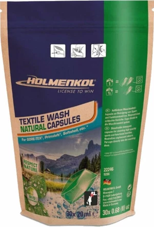 Holmenkol Textile Wash Natural Capsules 30pcs 30 x 20 ml 674 g Detergent