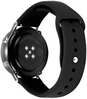 4wrist Silikónový remienok na Samsung Galaxy Watch – Black 20 mm