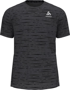 Odlo Zeroweight Engineered Chill-Tec T-Shirt Black Melange XL Běžecké tričko s krátkým rukávem