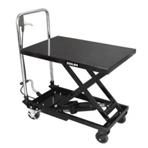 Ferdus Pojízdný pracovní stůl zdvižný, nosnost 135 kg, s hydraulickým systémem