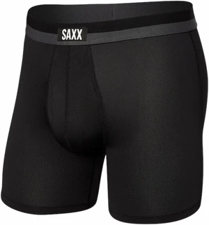 SAXX Sport Mesh Boxer Brief Black M Bielizna do fitnessa