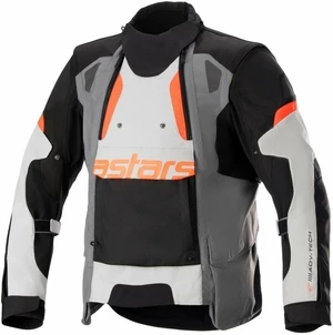 Alpinestars Halo Drystar Jacket Dark Gray/Ice Gray/Black XL Textilní bunda