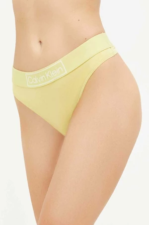 Tangá Calvin Klein Underwear žltá farba