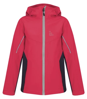 Girls softshell jacket Hannah CAPRA JR geranium/night sky