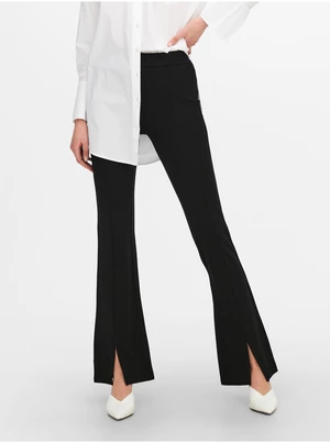 Black Women Flared Fit Pants JDY Pretty - Women