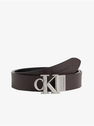 Black Men's Leather Belt Calvin Klein Jeans - Men's