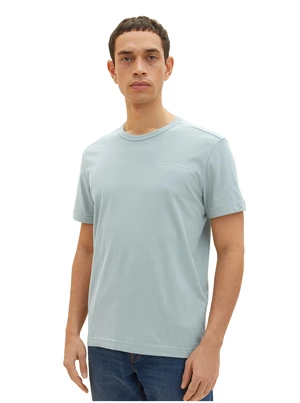 Světle modré pánské tričko Tom Tailor - Pánské