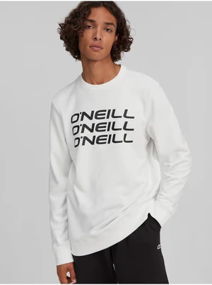 ONeill Bílá pánská mikina O'Neill Triple Stack - Pánské