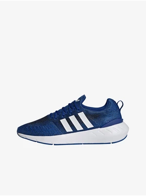 Dark blue men's brindle shoes adidas Originals Swift Run 22 - Men