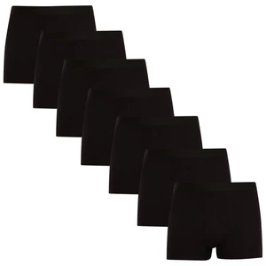 Sada siedmich pánskych boxeriek v čiernej farbe Nedeto